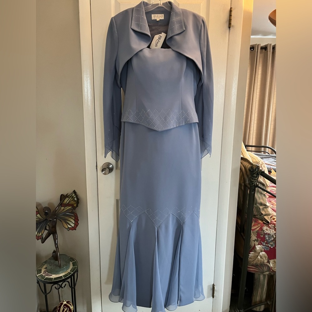 June Leigh evening gown with jacket